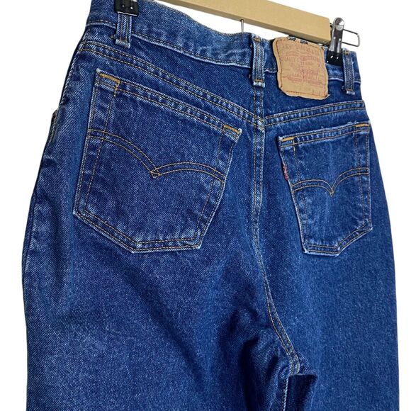 Vtg Levis 505 Jeans Womens 8 (25x29) High Waist Denim Red Tab Medium Wash USA - Picture 9 of 16